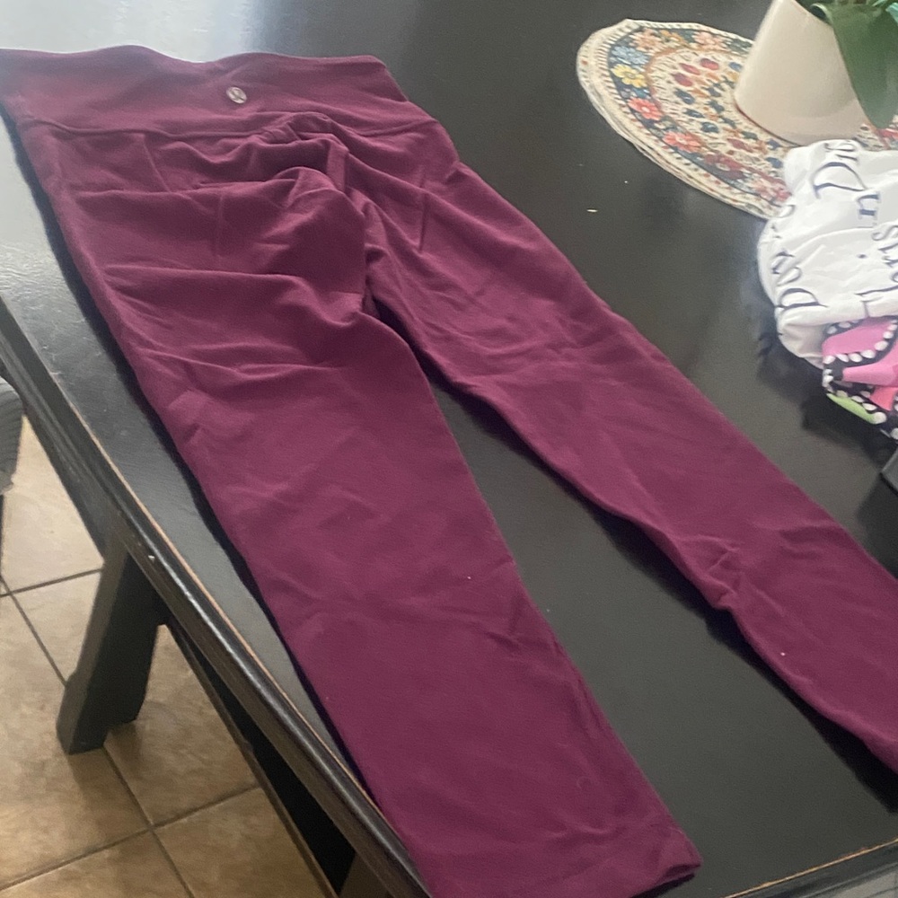 Lululemon Athletica Deep Purple Leggings